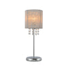 Table Lamp with Acrylic Drops - Grey