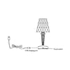 Touch Table Lamp - Silver