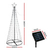 12 ft 3.6m 400 LED Solar Christmas Tree Xmas Tree Decor 8 Light Modes - Multi Colour