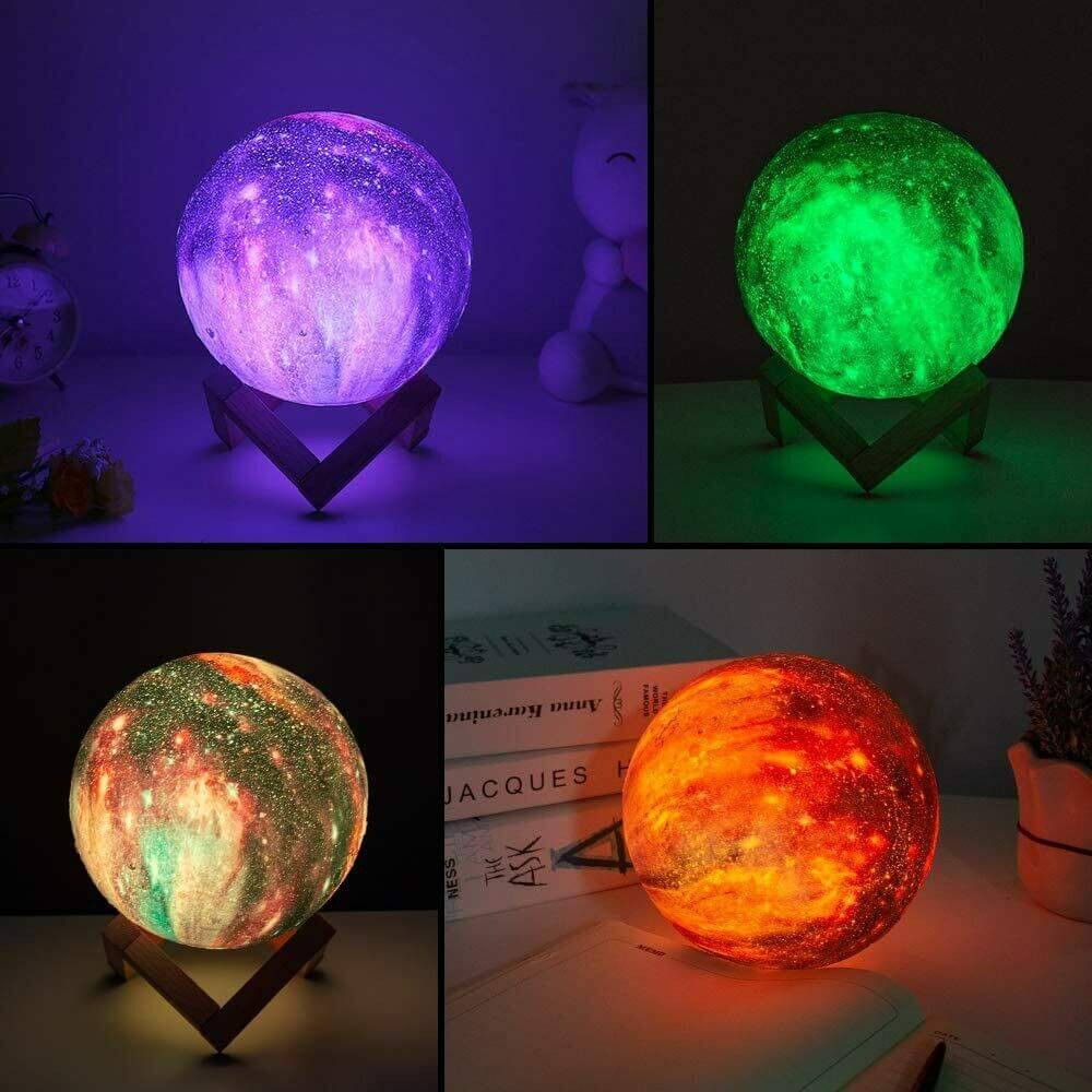 GALACTIC NIGHT™ - 15cm 3D Moon Lamp (2024 Edition)