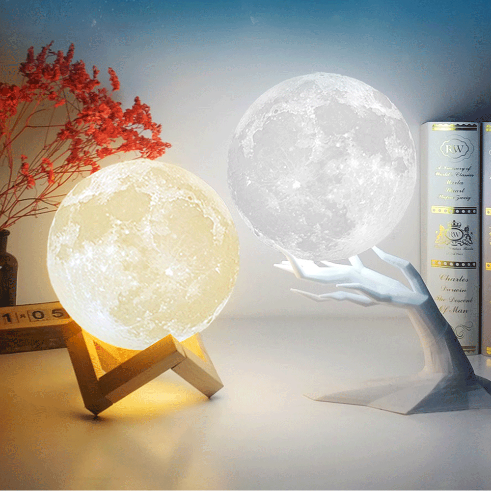 GALACTIC NIGHT™ - 15cm 3D Moon Lamp (2024 Edition)