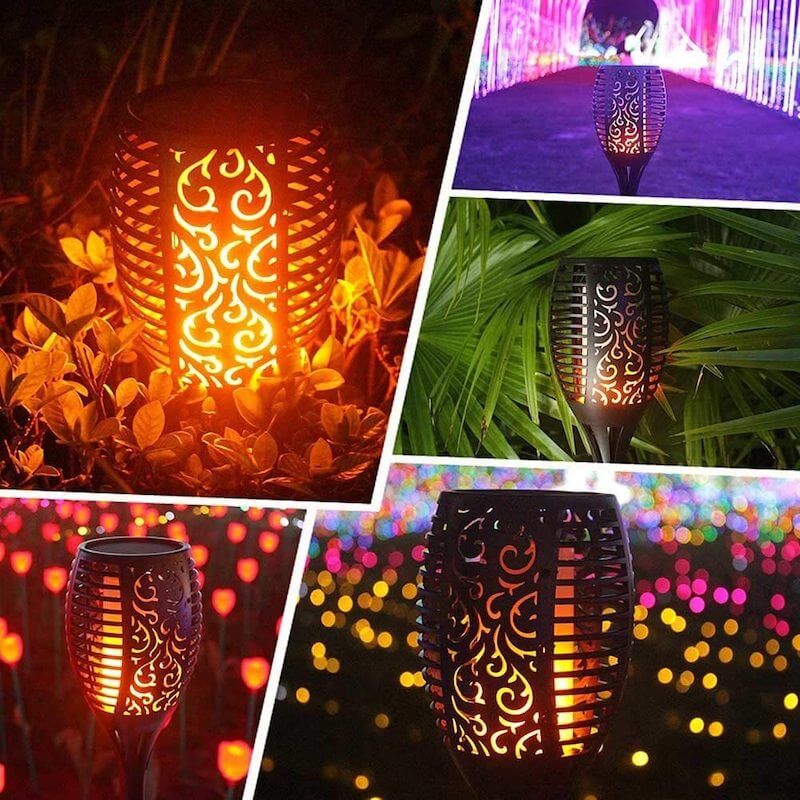 GALACTIC NIGHT™ - Solar LED Flame Garden Lights